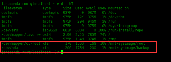linux缩减XFS分区格式的根目录
